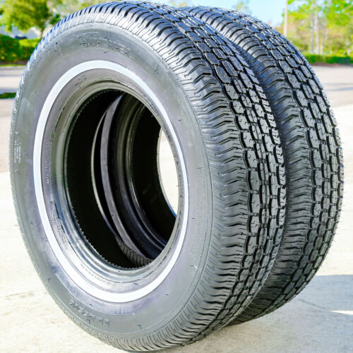 2 Tires Tornel Classic 235/75R15 105S White Wall A/S All Season