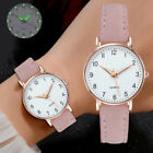 Unisex Fashion Casual Women's Watches Men Leather Bracelet Quartz Wrist Watch