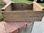Vintage Wood Fruit  Mountain Lake County Bartlett Pear Crate.