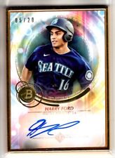 2022 Bowman Transcendent Auto HARRY FORD Gold Framed AUTOGRAPH 05/20 Mariners
