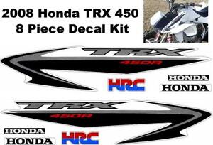 2008 Honda TRX 450R Decal Graphic Sticker OEM kit Plastic Set 450 ATV Quad