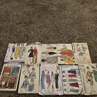 LOT OF 10 VINTAGE SEWING PATTERNS - Simplicity, Vogue, McCall’s, Butterick