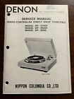 Denon Model DP-3700F DP-3500F Turntable Record Player Service Manual Original