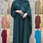 Islamic Muslim Women Long Maxi Dress Hijab Prayer Abaya Robe Kaftan Dubai Robe