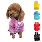 Dog Rain Coat Reflective Waterproof Jacket Outdoor Vest Windproof Raincoat US