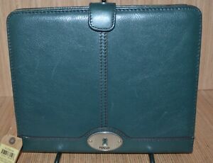 FOSSIL MADDOX LEATHER TABLET EASEL FIR GREEN
