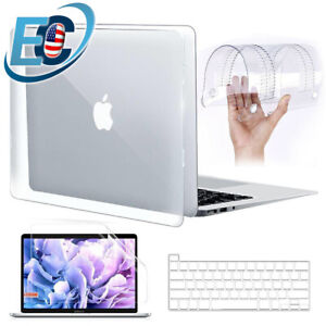 Crystal Clear Hard Case Keyboard Cover for MacBook Air 13 M2 Pro 14 16 2337 2338