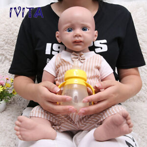 IVITA 21'' Full Silicone Reborn Baby Boy Newborn Handmade Silicone Doll Infant