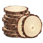 SNYOUNG Set of 10 Wood Slices for centerpieces 6 Inches Wood Slice centerpiec...