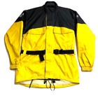 FIRSTGEAR Motorcycle Biker Rain Riding Protective Jacket Yellow Black Sz M