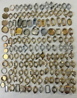 SCRAP RECOVER ROLLED GOLD  10K - 14K WRIST WATCH CASE FRONTS 296 GRAMS 10.4 OZS