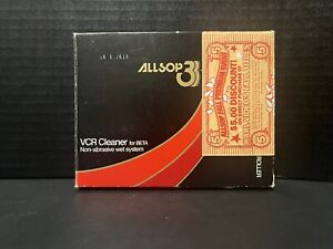 Vintage Allsop3 BETA Video Cassette Recorder Cleaner Tape For BETAMAX USED