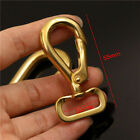 Solid Brass Snap Hook Swivel Eye Bag Clasp Pet Rope Strap Clip Leather Craft
