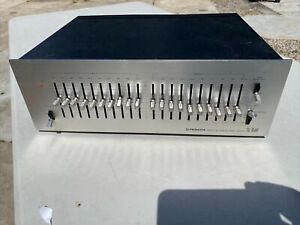 Vintage Pioneer SG 9500 10 Band Stereo Graphic Equalizer Tested Working