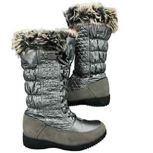 NEW Flexus Women’s Insulated Snow Boots Gray Size 9