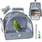 New ListingBird Carrier Travel Cage with Stand, Small Bird Travel Carrier for Parrot, Sm...