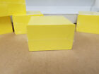Yellow Blank PVC Cards, CR80.30 Mil, Credit Card Size - USA - 100 Pack