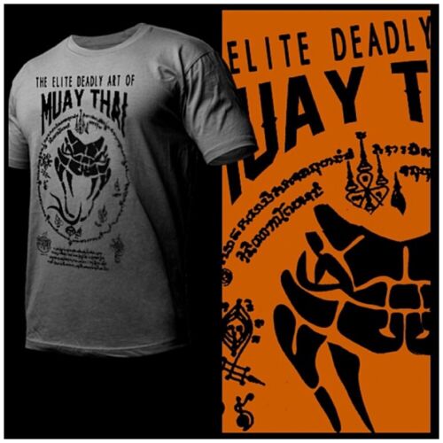 Muay Thai t-shirt Thai boxing Thailand martial arts combat yantra snake tee