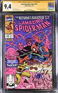 Amazing Spider-Man #335 - Marvel - CGC SS 9.4 NM - signed by Erik Larsen
