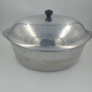 Vintage Household Institute Cast Aluminum Dutch Oven Roaster With Lid