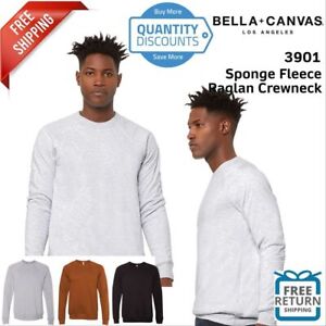 Bella + Canvas Unisex Sponge Fleece Crew Neck Sweatshirt 3901