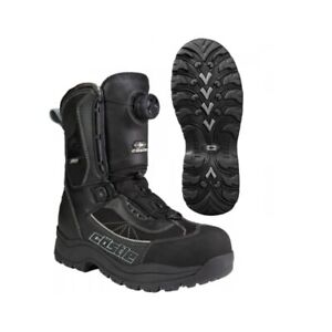 Castle  Charge Atop Mens Lightweight Waterproof Snowmobile Gear Boots - Black
