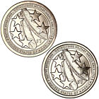 2021 P D Native American Sacagawea Brilliant Uncirculated Dollar 2 Coin Set