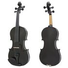 Mendini By Cecilio Violin For Beginners, Kids & Adults w/Hard Case, 4/4 - Black-