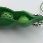Cute pea pod keychain bag charm