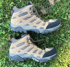 Merrell Men's Size 11.5 Moab Mid Waterproof Earth Brown Hiking Boots J88623.