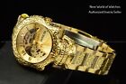 Invicta Women's Artist Skull Automatic Gold Dial Steel New 42773 Watch