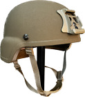 Large Gentex ECH Ballistic Enhanced Combat Military Helmet with NVG mount