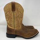 ARIAT Heritage Reinsman Leather Western Boots Brown Pull On Men’s Sz 11 EE Wide