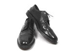 Executive Imperials Men's Dress Shoes Wingtip Oxford Black Leather Size 11A