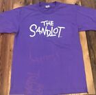 Vintage 1993 The Sandlot Movie Promo T-shirt Purple Size L Single Stitch Stained