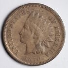 1870  Pick Axe Indian Head Cent Penny CHOICE FINE/VF E204 QACCD