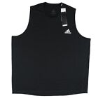 Men's Adidas FreeLift Sport Prime Tank Top Sleeveless Workout Shirt Black DZ8450