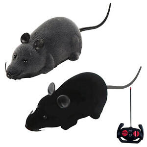 Wireless Remote Control RC Rat Electronic Mouse for Cat Dog Pet Toy Novelty