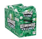 6-Pack ICE BREAKERS ICE CUBES Spearmint 0 Sugar Chewing Gum, 40 Piece Container
