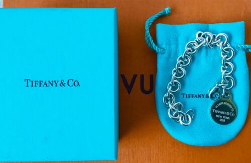 Tiffany&Co. Return To Tiffany Round Tag Bracelet Silver 925