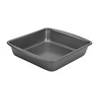 Good Cook 04017 786173391991 8 Inch x 8 Inch Square Cake Pan 8 x 8 Inch Grey