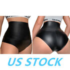 US Womens PU Leather Booty Shorts High Waist Hot Pants Stretchy Dance Shorts