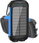 Solar Charger Power Bank, 38800mAh Portable Battery Pack IPX6 Waterproof