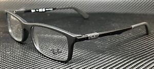 RAY BAN RX7017 5196 Matte Black Rectangle 54 mm Unisex Eyeglasses