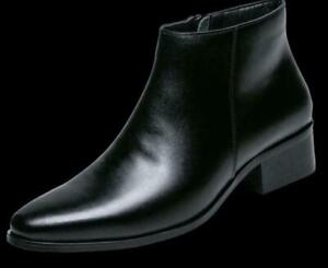 Men's Ankle Boots Casual dress Pointed Toe Zipper Hidden Heel chukka Shoes #z