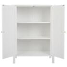 Floor Stand Storage Cabinet Cupboard with Door Pantry Home Kitchen 3Shelves New
