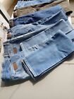 Vintage Wholesale Lot Of Men's Wrangler Jeans 6 Pairs Some Stains And Frays