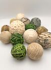 14 Home Decoration Accent Spheres, Orbs Earth Tone Balls