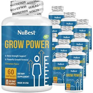 Grow Power by NuBest, Supports Healthy for Children (10+) and Teens - Pack 12