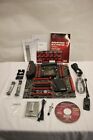 ASUS RAMPAGE V EXTREME MOTHERBOARD WITH CABLES AND DISC SPARE & REPAIR